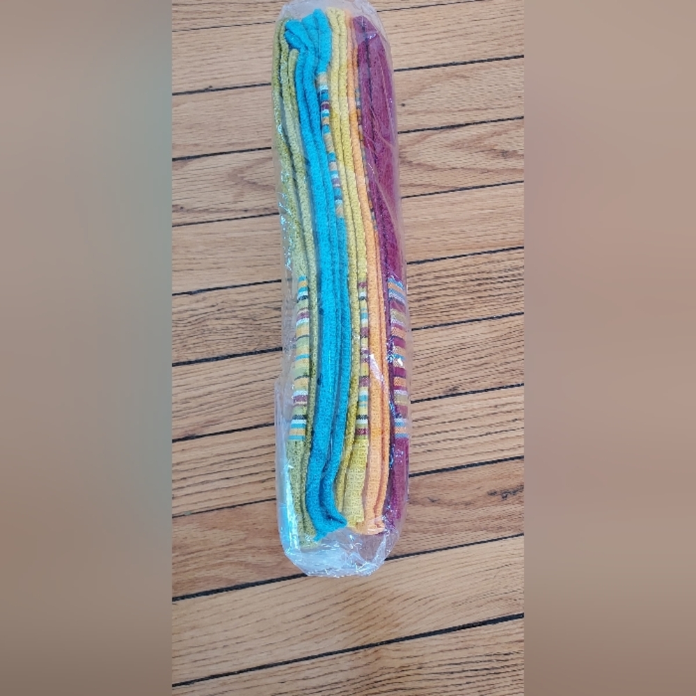 5 Pc Colorful Striped Towels